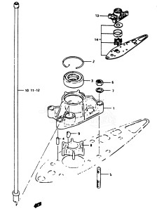 DT2 From C-10001 ()  1982 drawing WATER PUMP