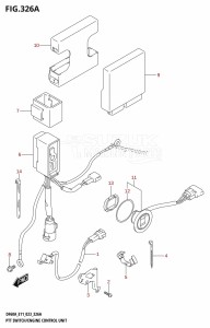 DF60A From 06002F-240001 (E01 E40 E11)  2022 drawing PTT SWITCH /​ ENGINE CONTROL UNIT ((DF40A,DF40ATH,DF40AST,DF50A,DF50ATH,DF60A,DF60ATH,DF50AVT,DF60AVT,DF40ASVT,DF50AVTH,DF60AVTH):(020,021,022))