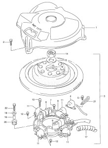 DT100 From 10001-581001 ()  1995 drawing MAGNETO (MODEL:89)