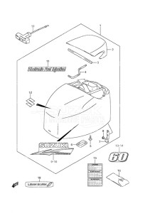 DF 60A drawing Engine Cover