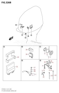 DF115BZ From 11506Z-240001 (E11 E40)  2022 drawing PTT SWITCH /​ ENGINE CONTROL UNIT (DF115BT,DF115BZ)