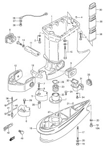 DT140 From 14002-351001 ()  1993 drawing DRIVESHAFT HOUSING