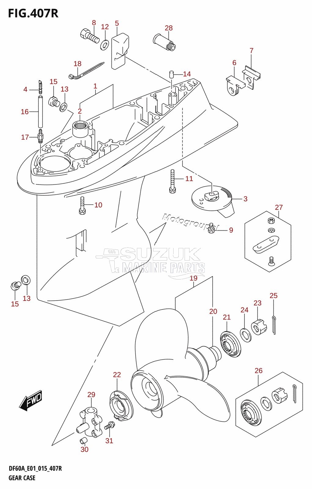 GEAR CASE (DF60AVT:E01)