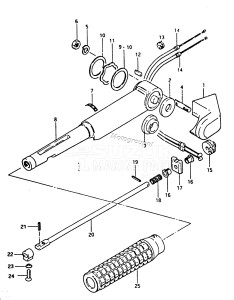 DT50M From 5002-100001 ()  1988 drawing HANDLE (DT50MG)