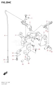 04005F-040001 (2020) 40hp E34-Italy (DF40ASVT  DF40ASVT_    DF40ASVT    DF40ASVT_2) DF40A drawing CLUTCH SHAFT (DF40AST:E34)