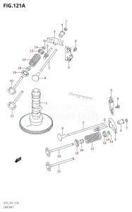 DF25 From 02503F-110001 (E01)  2011 drawing CAMSHAFT