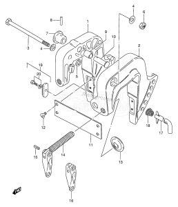 DT5S From 00502-581001 ()  1995 drawing CLAMP BRACKET