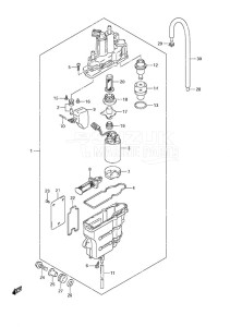 DF 40A drawing Fuel Vapor Separator