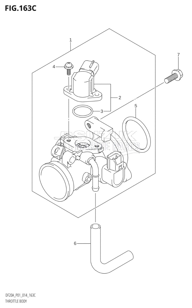 THROTTLE BODY (DF9.9BT:P01)