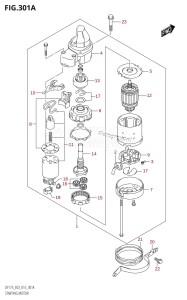 DF175ZG From 17502Z-510001 (E03)  2015 drawing STARTING MOTOR