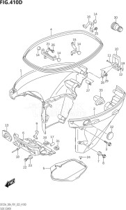 03003F-240001 (2022) 30hp P01 P40-Gen. Export 1 (DF30A    DF30AQ    DF30AR    DF30AT    DF30ATH) DF30A drawing SIDE COVER (DF25ATH,DF30ATH)