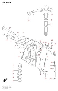 DF115AZ From 11503Z-510001 (E03)  2015 drawing SWIVEL BRACKET (DF100AT:E03)