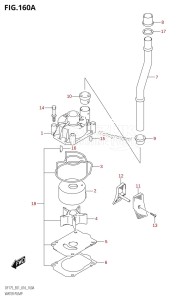 DF175T From 17502F-610001 (E01 E40)  2016 drawing WATER PUMP (DF150T:E01)