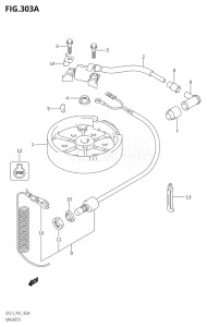 00252F-010001 (2010) 2.5hp P03-U.S.A (DF2.5K10) DF2.5 drawing MAGNETO