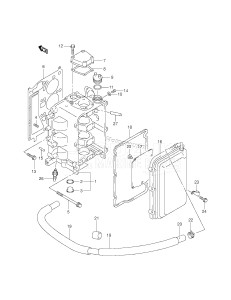 DF25QR From 02501F-151001 ()  2002 drawing CYLINDER HEAD