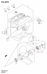 DF60A From 06002F-010001 (E03)  2010 drawing GEAR CASE