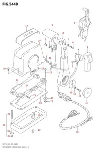 DF150ZG From 15002Z-510001 (E03)  2015 drawing OPT:REMOTE CONTROL ASSY SINGLE (1) (DF150Z:E03)