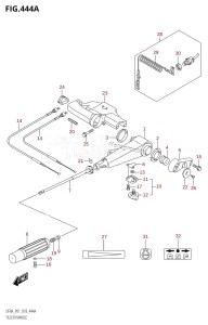 DF9.9A From 00994F-810001 (P01)  2018 drawing TILLER HANDLE (DF8A,DF9.9A)