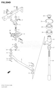 17502Z-310001 (2013) 175hp E03-USA (DF175Z) DF175Z drawing CLUTCH SHAFT (DF175Z:E03)