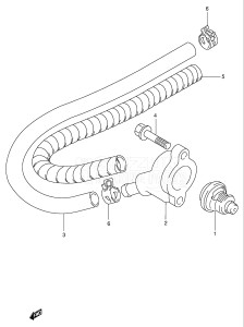 01501F-861001- (1998) 15hp - (DF15(A,AR)S W) DF15(A,A)S W drawing THERMOSTAT