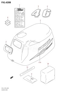 DF6 From 00602F-110001 (P03)  2011 drawing ENGINE COVER (K10,011)