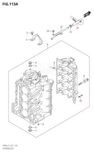 DF80A From 08002F-340001 (E01 E40)  2023 drawing CYLINDER BLOCK