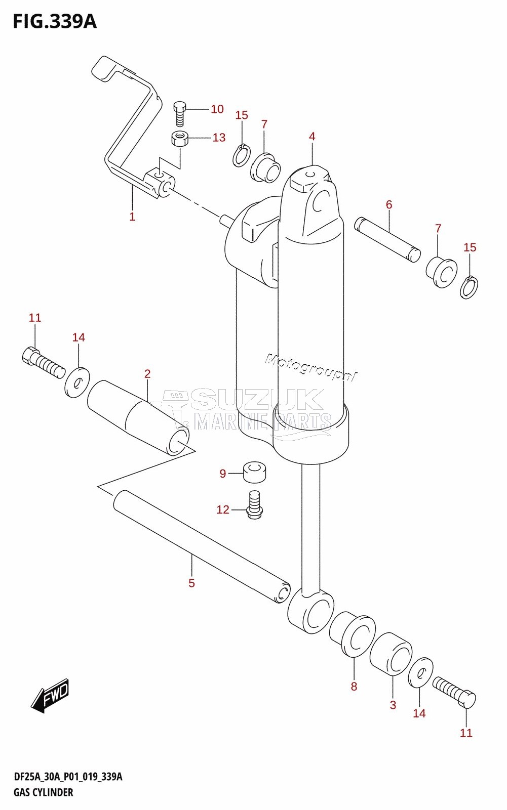 GAS CYLINDER (DF30AQ)