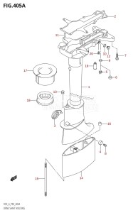 DF6 From 00601F-880001 (P03)  2008 drawing DRIVE SHAFT HOUSING