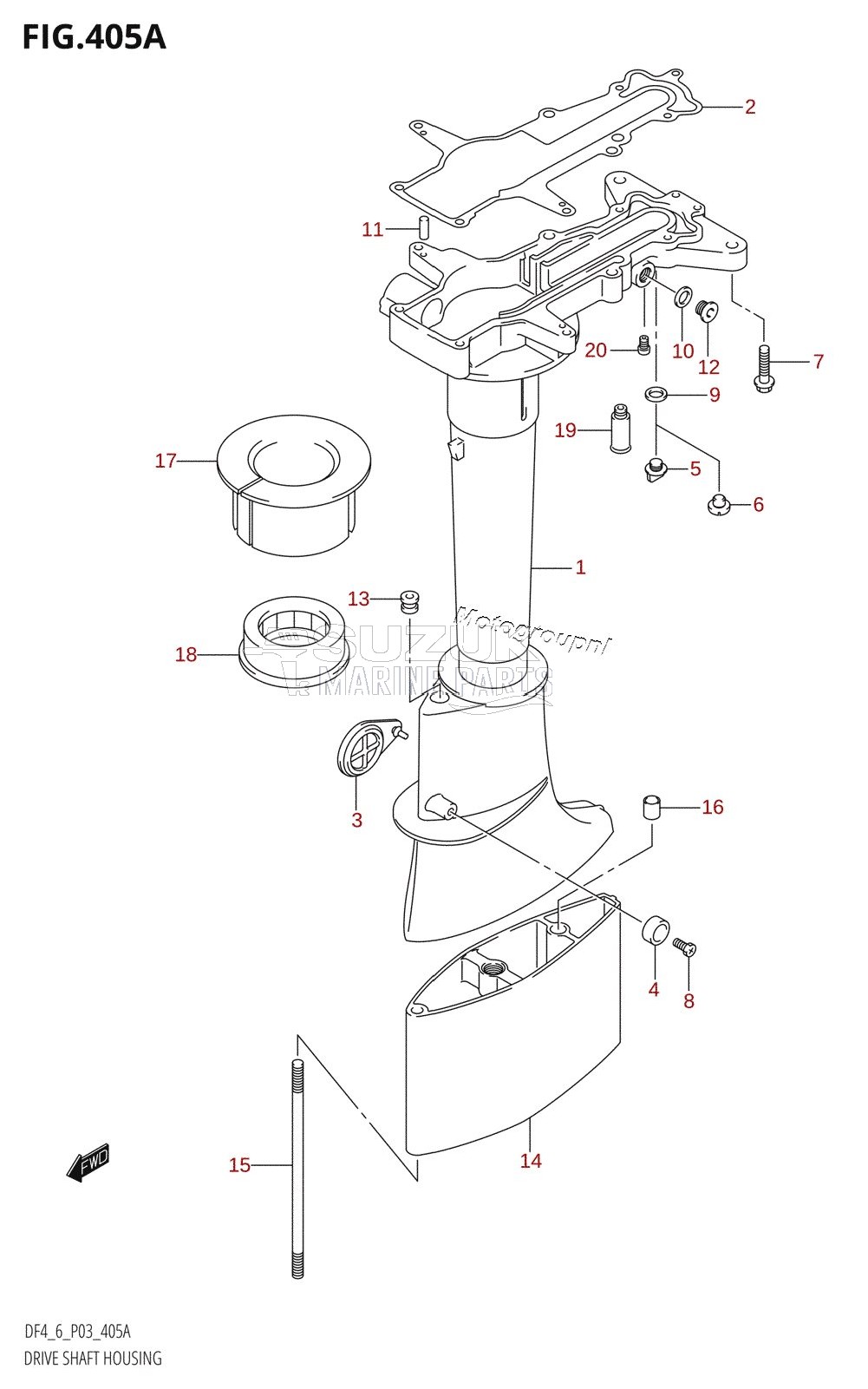 DRIVE SHAFT HOUSING