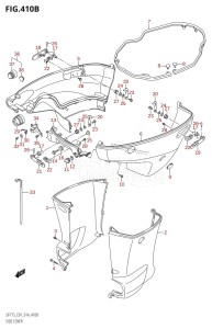 DF175Z From 17502Z-410001 (E01 E40)  2014 drawing SIDE COVER (DF150T:E40)