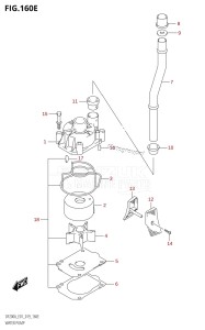 DF150A From 15003F-910001 (E01 E40)  2019 drawing WATER PUMP (DF150AT:E01,DF150AZ:E01)