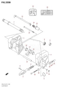 DF9.9A From 00994F-110001 (P01)  2011 drawing CLAMP BRACKET (DF8AR,DF9.9AR)