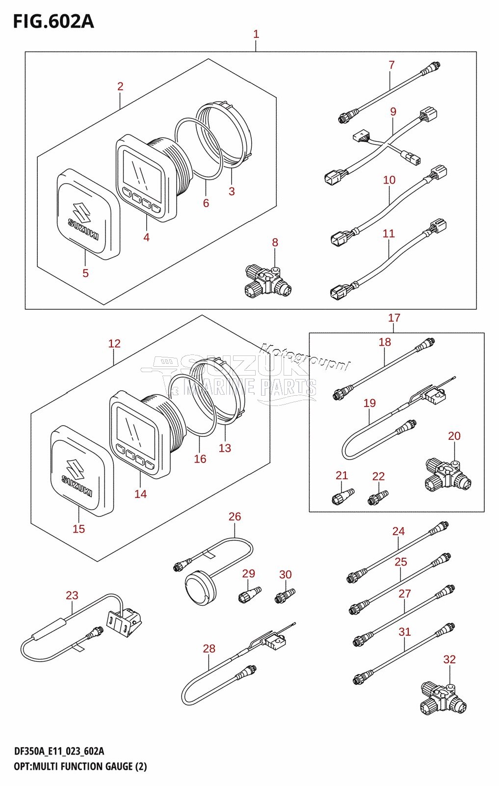 OPT:MULTI FUNCTION GAUGE (2) (020,021)