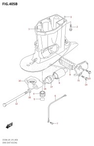 DF200A From 20003F-910001 (E01 E40)  2019 drawing DRIVE SHAFT HOUSING (DF200AZ)