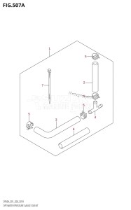 DF40A From 04004F-040001 (E34-Italy)  2020 drawing OPT:WATER PRESSURE GAUGE SUB KIT