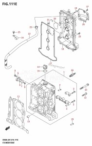 DF40A From 04004F-410001 (E34-Italy)  2014 drawing CYLINDER HEAD (DF50A:E01)