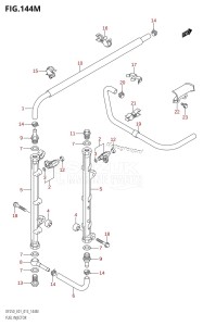 DF200 From 20002F-310001 (E01 E40)  2013 drawing FUEL INJECTOR (DF250Z:E40)