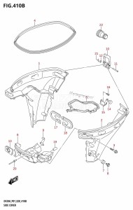 DF20A From 02002F-040001 (P01 P40)  2020 drawing SIDE COVER (DF20A:P40)