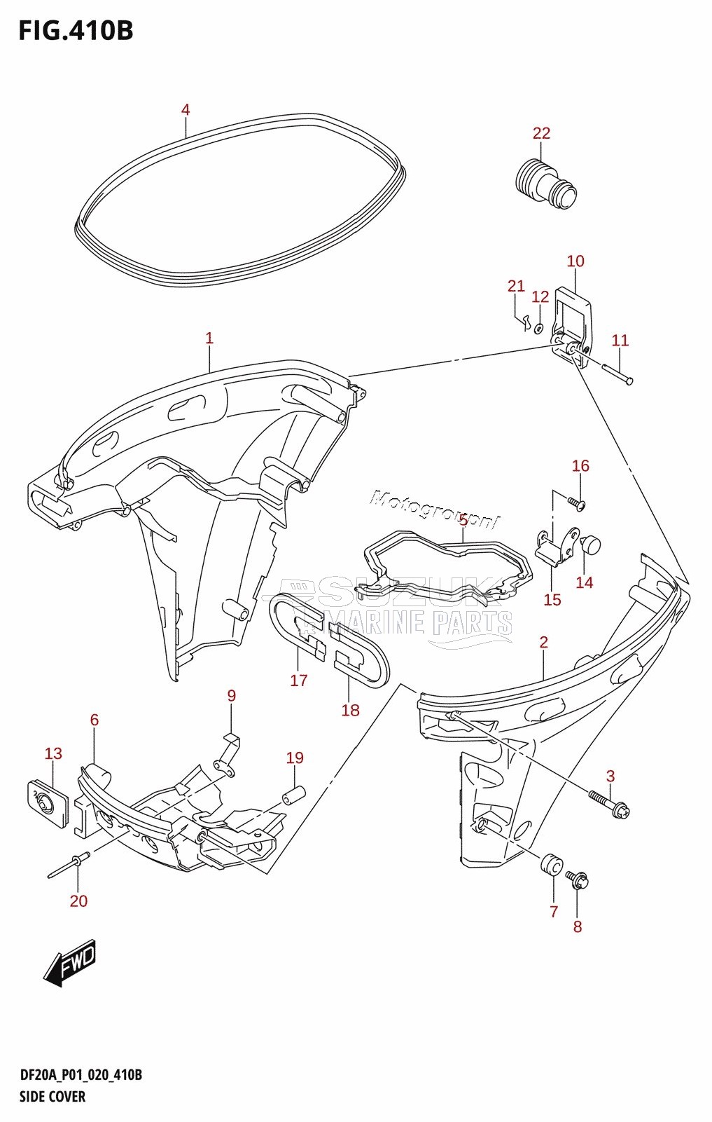 SIDE COVER (DF20A:P40)