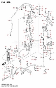 DF350A From 35001F-910001 (E01)  2019 drawing FUEL PUMP /​ FUEL VAPOR SEPARATOR (E40)