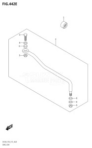 01504F-510001 (2005) 15hp P03-U.S.A (DF15A  DF15AR  DF15ATH) DF15A drawing DRAG LINK (DF20AT:P03)