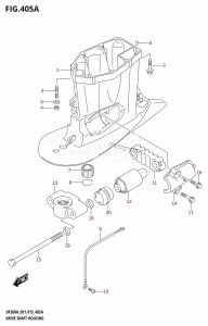 DF200A From 20003F-510001 (E01 E40)  2015 drawing DRIVE SHAFT HOUSING (DF200AT:E01)