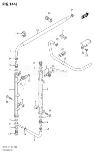 DF225T From 22503F-610001 (E01 E40)  2016 drawing FUEL INJECTOR (DF250T:E01)