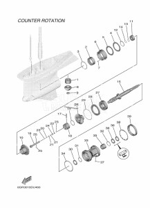 XF425NSA drawing PROPELLER-HOUSING-AND-TRANSMISSION-5