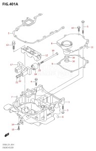 05003F-110001 (2011) 50hp E01-Gen. Export 1 (DF50AT  DF50ATH) DF50A drawing ENGINE HOLDER (DF40AST,DF60AT,DF60ATH,DF60AWT,DF60AWTH)