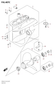 DF40A From 04004F-040001 (E34-Italy)  2020 drawing GEAR CASE (DF60A:E01)