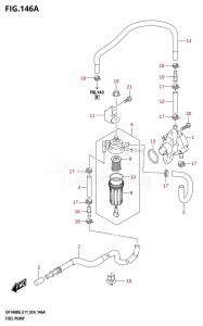 DF140BG From 14004F-440001 (E11 - E40)  2024 drawing FUEL PUMP