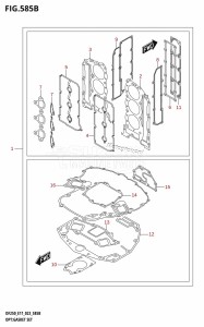 DF200Z From 20002Z-040001 (E01 E40)  2020 drawing OPT:GASKET SET (DF250ST)