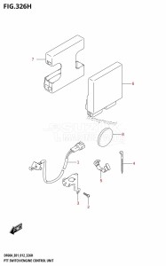 DF50A From 05003F-210001 (E01)  2012 drawing PTT SWITCH /​ ENGINE CONTROL UNIT (DF60AQH:E01)