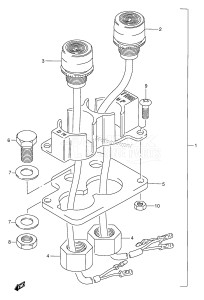 DT65 From 06502-751001 ()  1997 drawing OPT : TRIM SWITCH (DT55C /​ 65C)